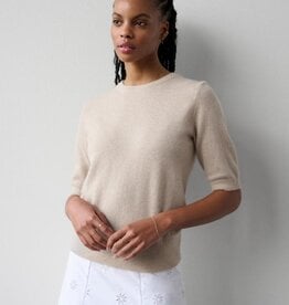 White + Warren Elbow Sleeve Tee