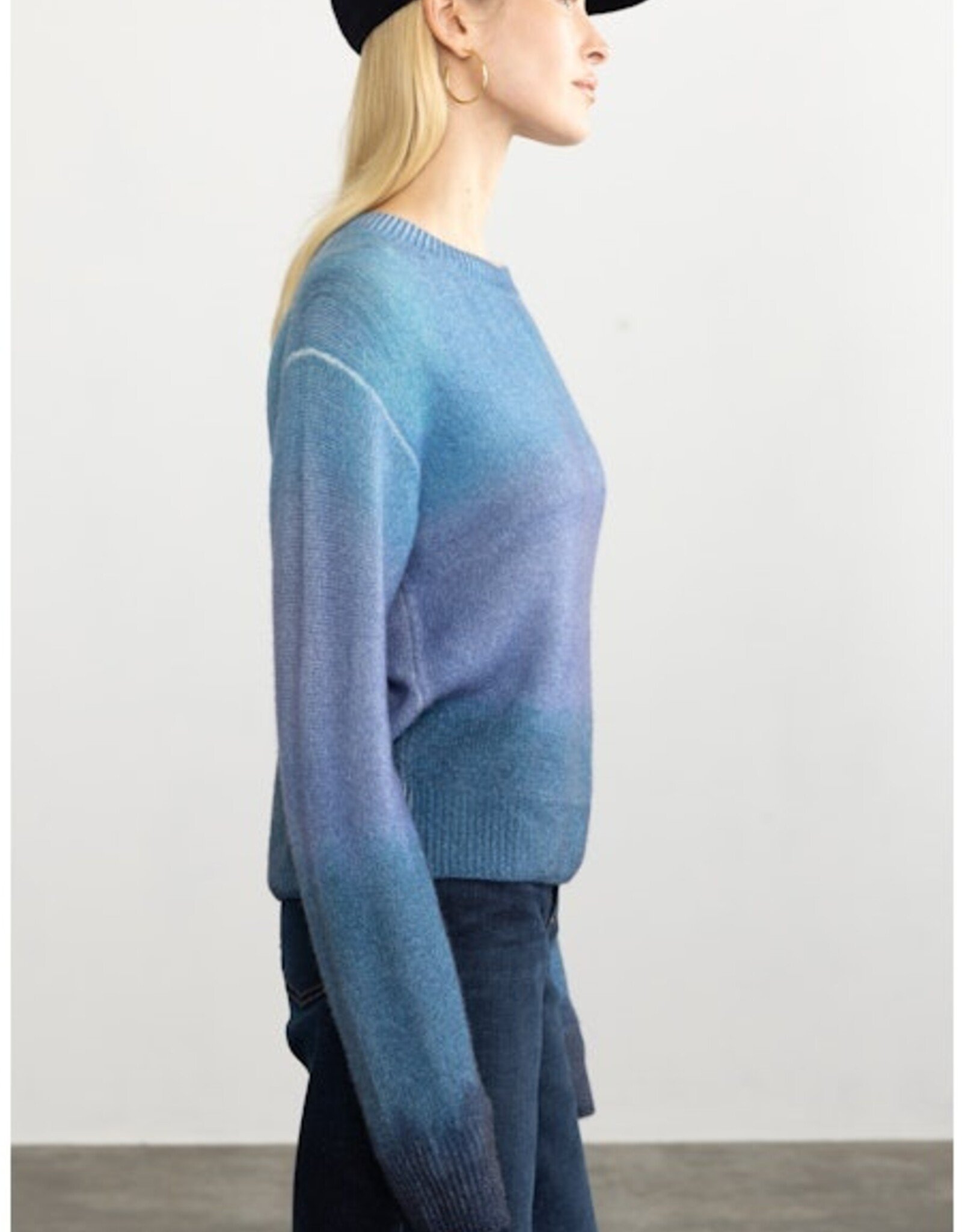 Margaret O'Leary Painted Stripe Pullover