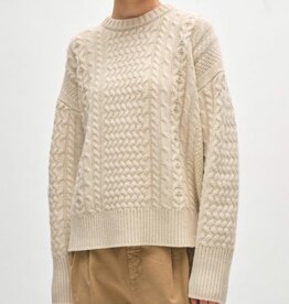 White + Warren Fisherman Cable Crew SALE!!!