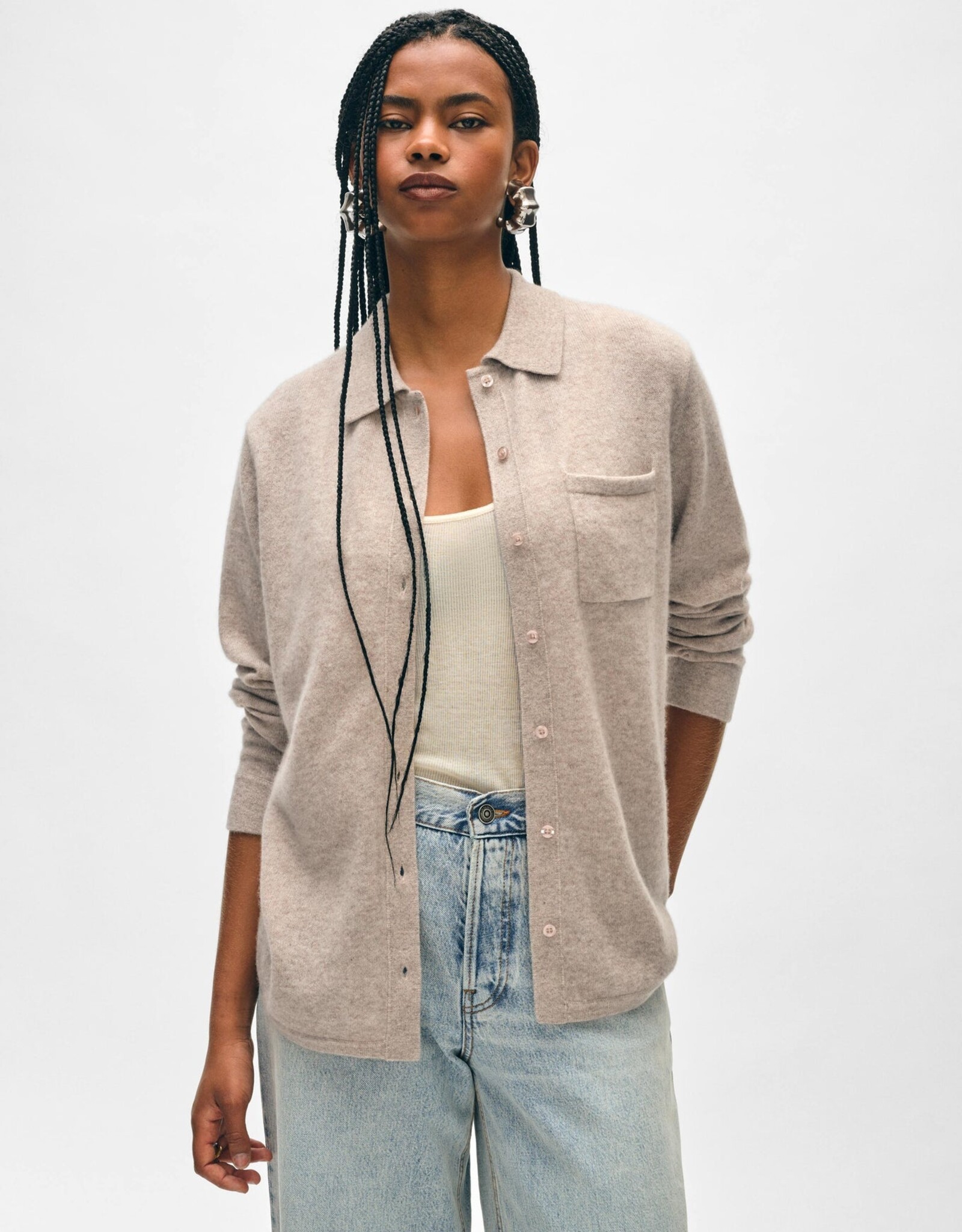 White + Warren Shacket 20422
