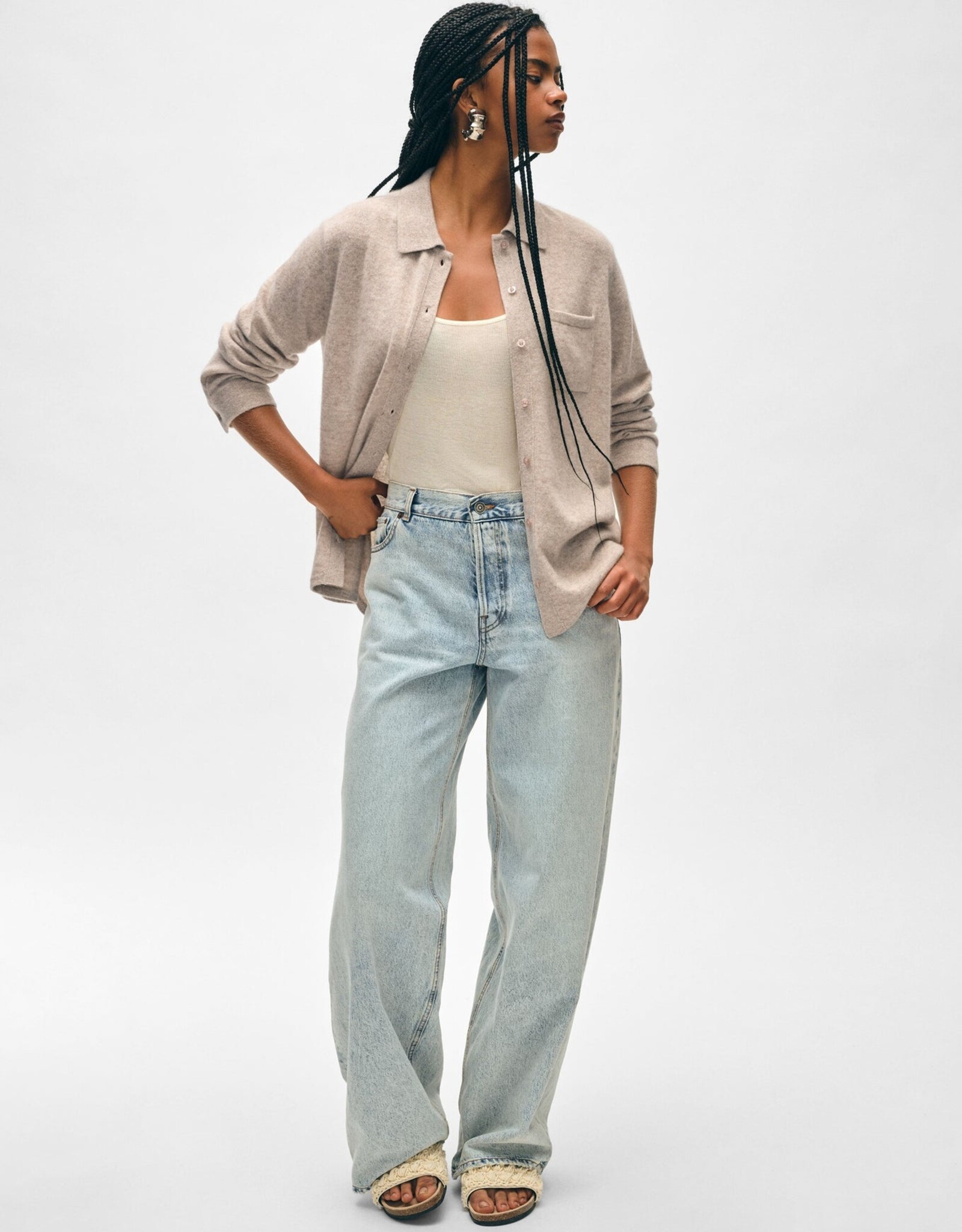 White + Warren Shacket 20422