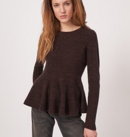REPEAT CASHMERE Peplum Sweater