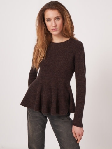 Peplum Sweater 103522 - Over the Top Peplum Sweater 103522 - Over the Top