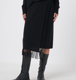 REPEAT CASHMERE Knit  Fringe Skirt