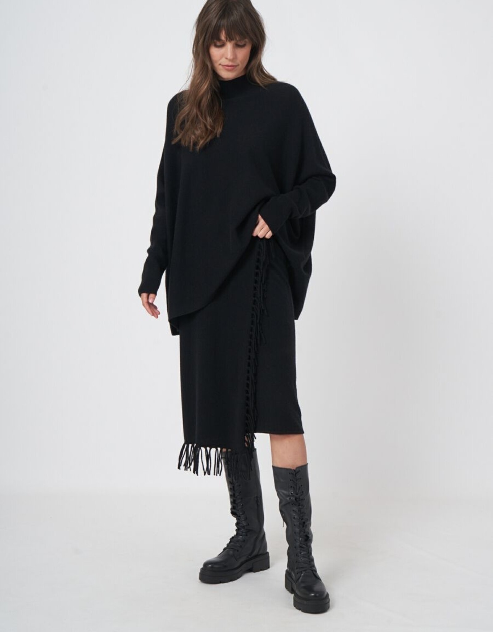 Knit Fringe Skirt 201630 - Over the Top