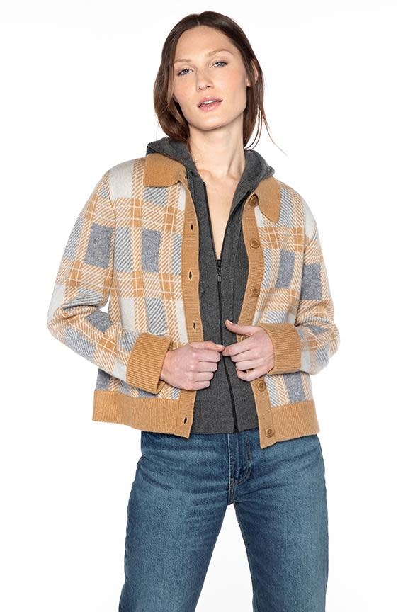 Plaid Jacket LFSJ4-164 - Over the Top Plaid Jacket LFSJ4-164 - Over the Top