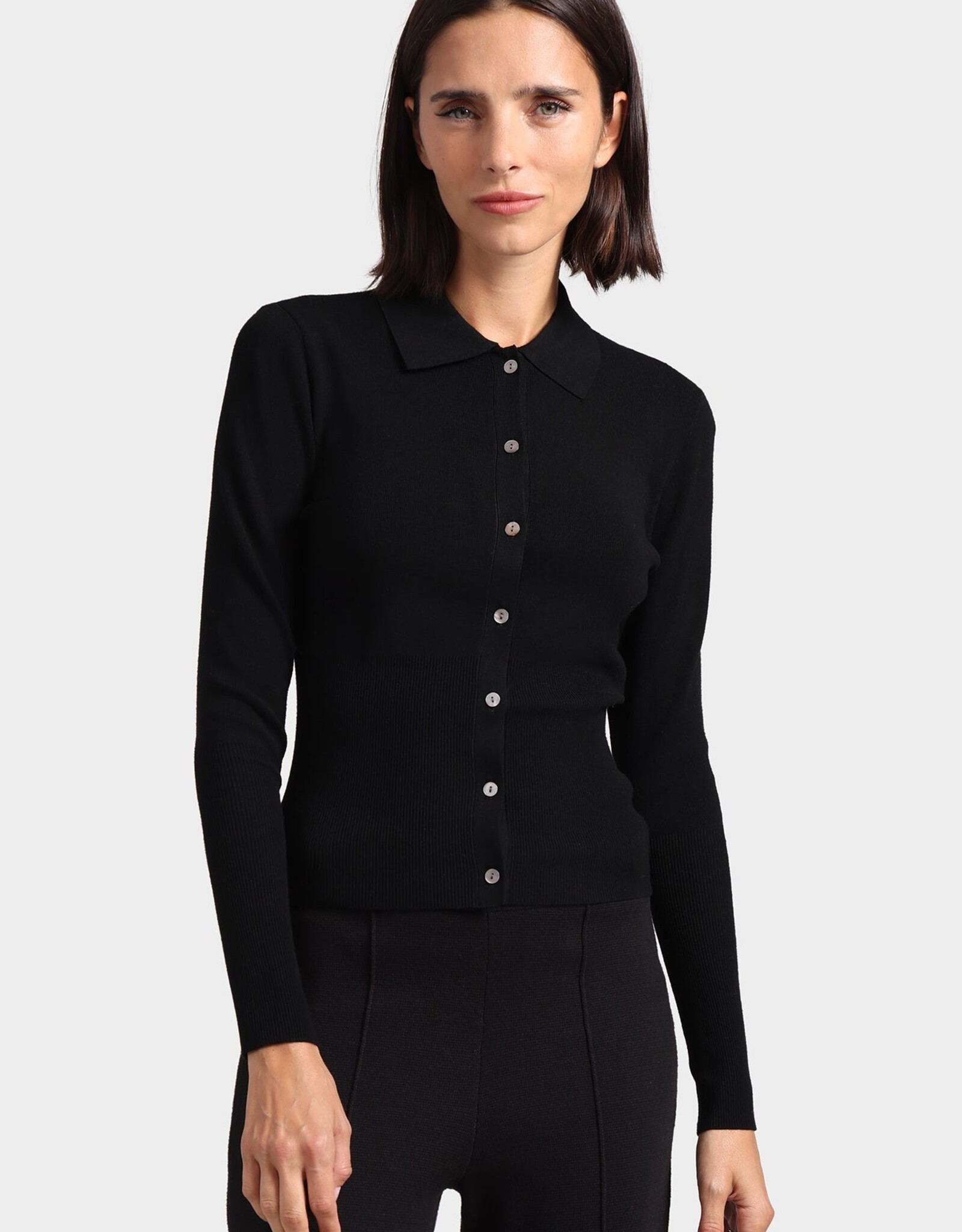MINNIE ROSE 8959 L/S Shirt Cardigan