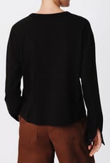 ATM Jersey Mixed Media Top AW1778-GBB