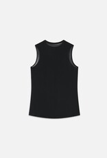FRAME Sleeveless Ruffle Front Blouse