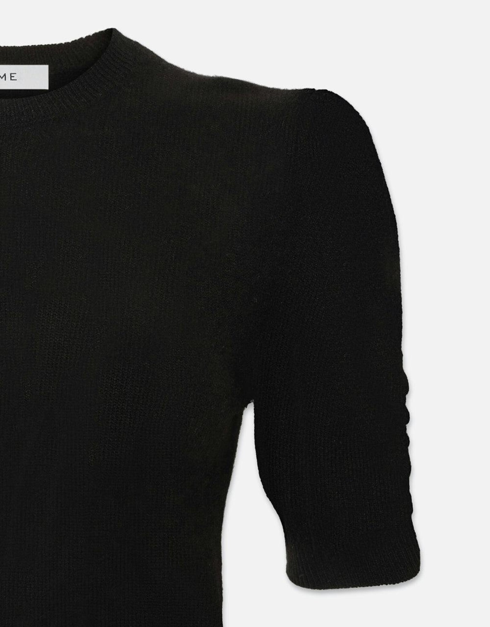 FRAME Ruched Sleeve Cashmere Sweater