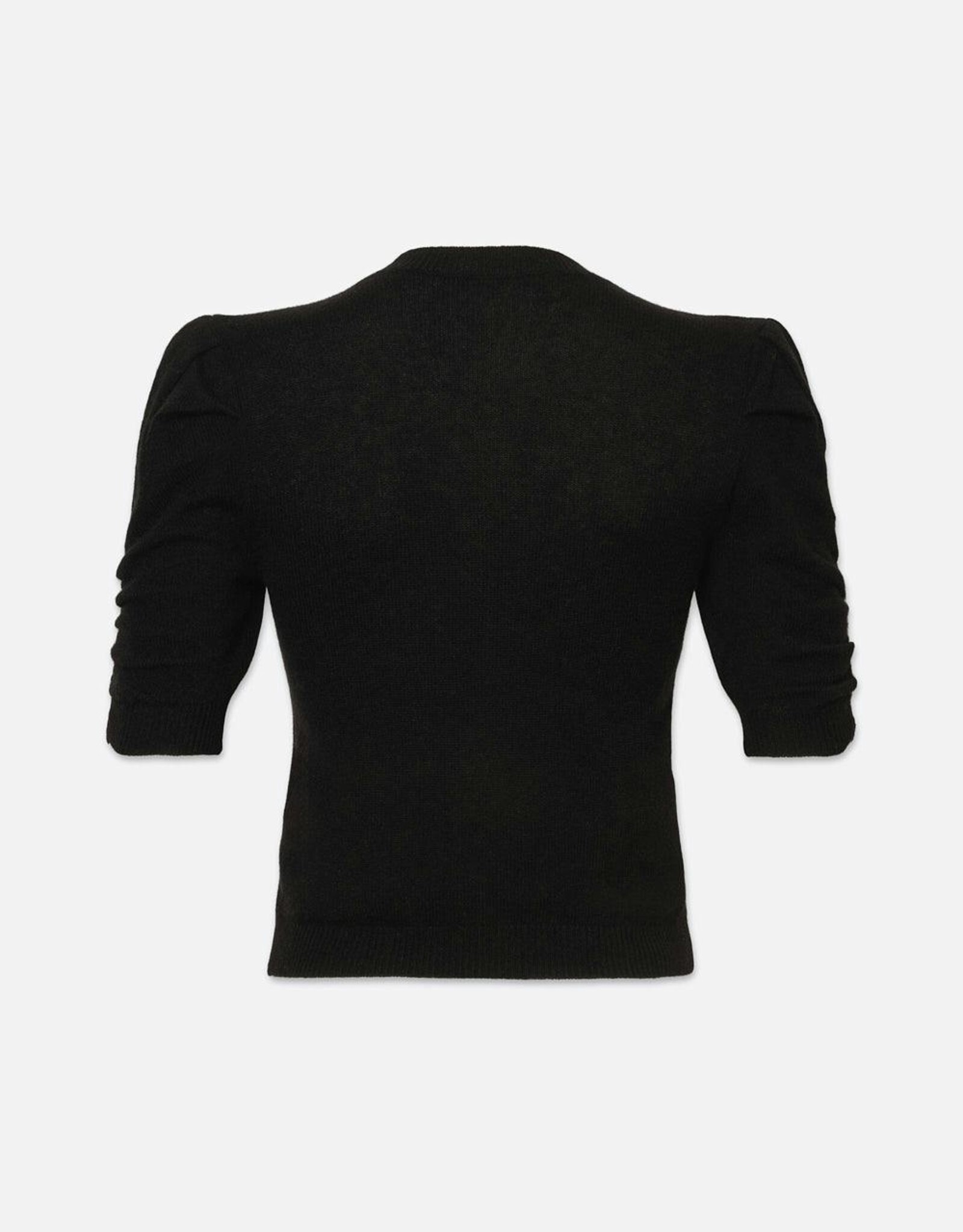 FRAME Ruched Sleeve Cashmere Sweater