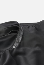 FRAME Lace Shoulder Inset Blouse