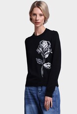 MINNIE ROSE Cotton Cash Rose Crew 89120