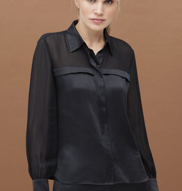 GO by GO SILK Go Sheer Madness Blouse