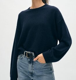 White + Warren Mini Heart Sweater
