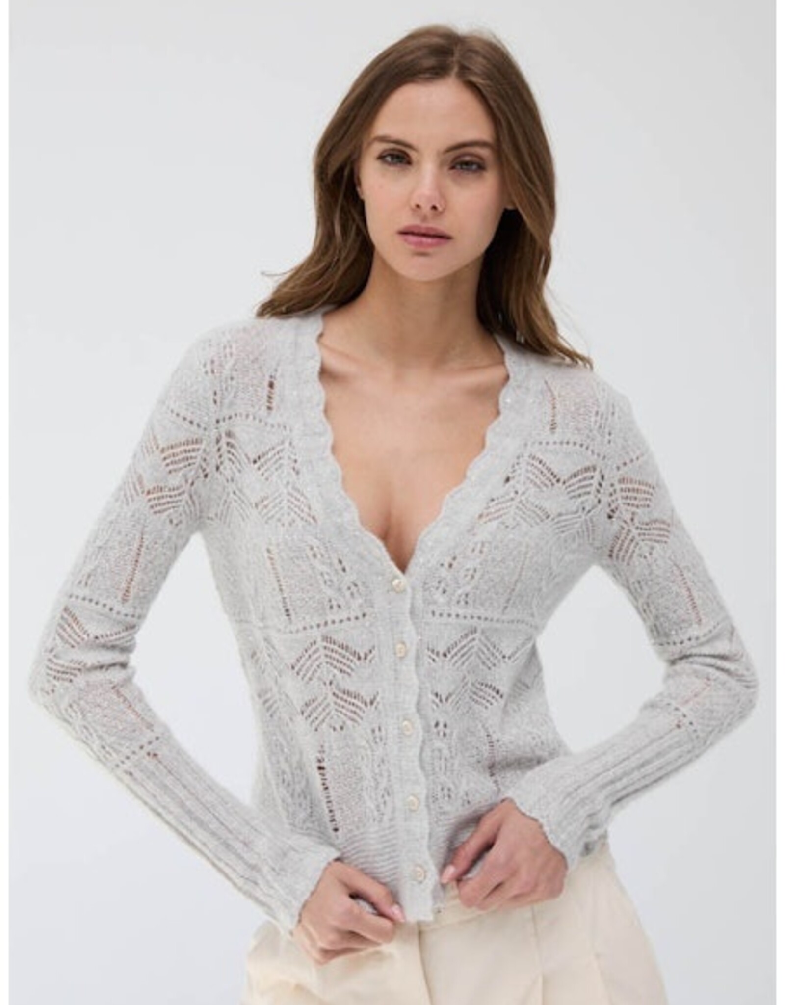 Autumn Cashmere Sequin VNeck Cardi