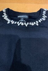 MINNIE ROSE CtnCash Jewel Crew Neck 9021