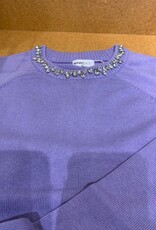 MINNIE ROSE CtnCash Jewel Crew Neck 9021