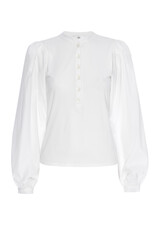 FRAME Femme Puff Sleeve Henley