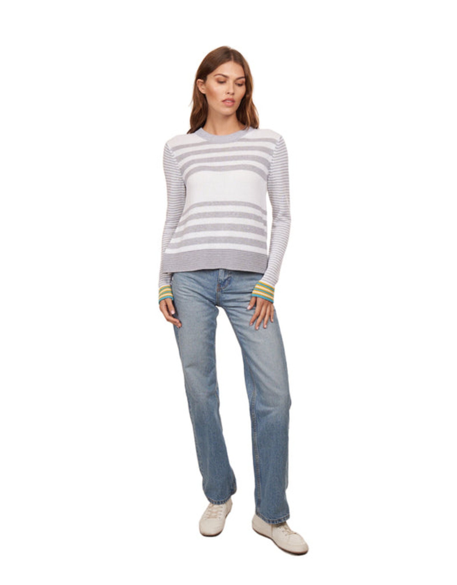 Autumn Cashmere Stripe Crew