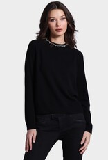 MINNIE ROSE CtnCash Jewel Crew Neck 9021