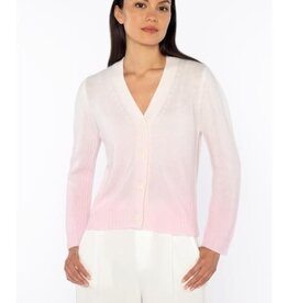 Kinross Ombree Vee Cardigan