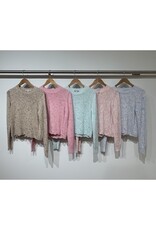 Autumn Cashmere Tweed Cotton Crew