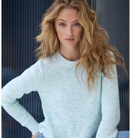 Autumn Cashmere Tweed Cotton Crew