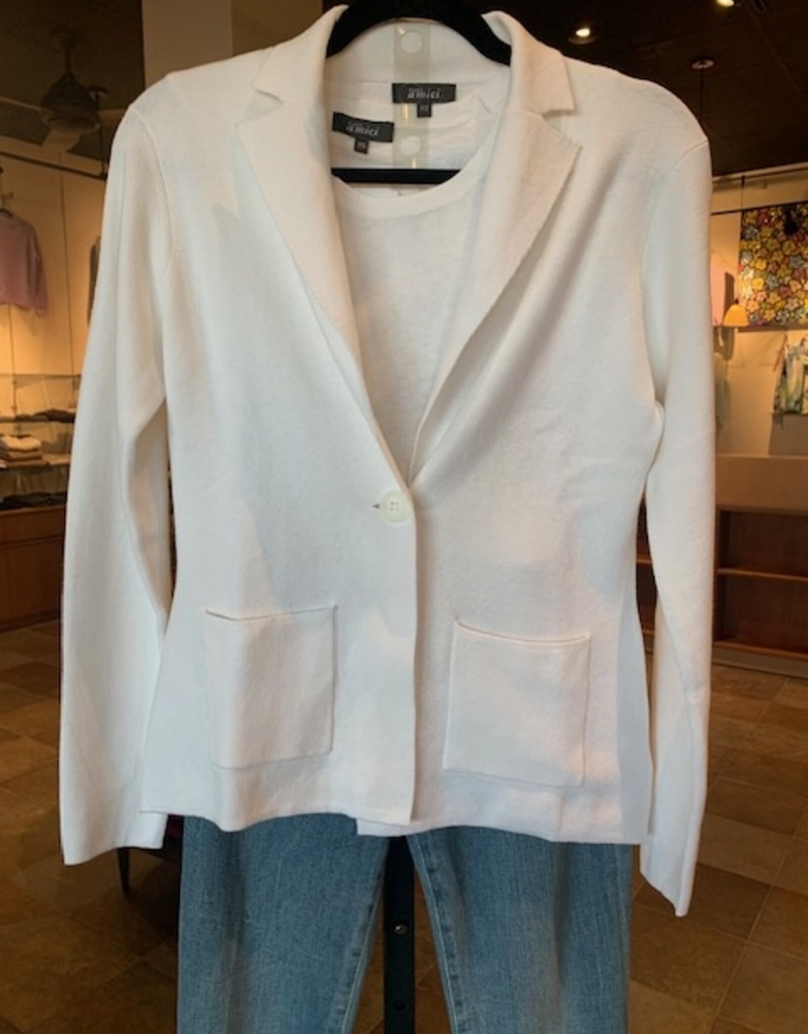 Pure Amici Cotton Blazer