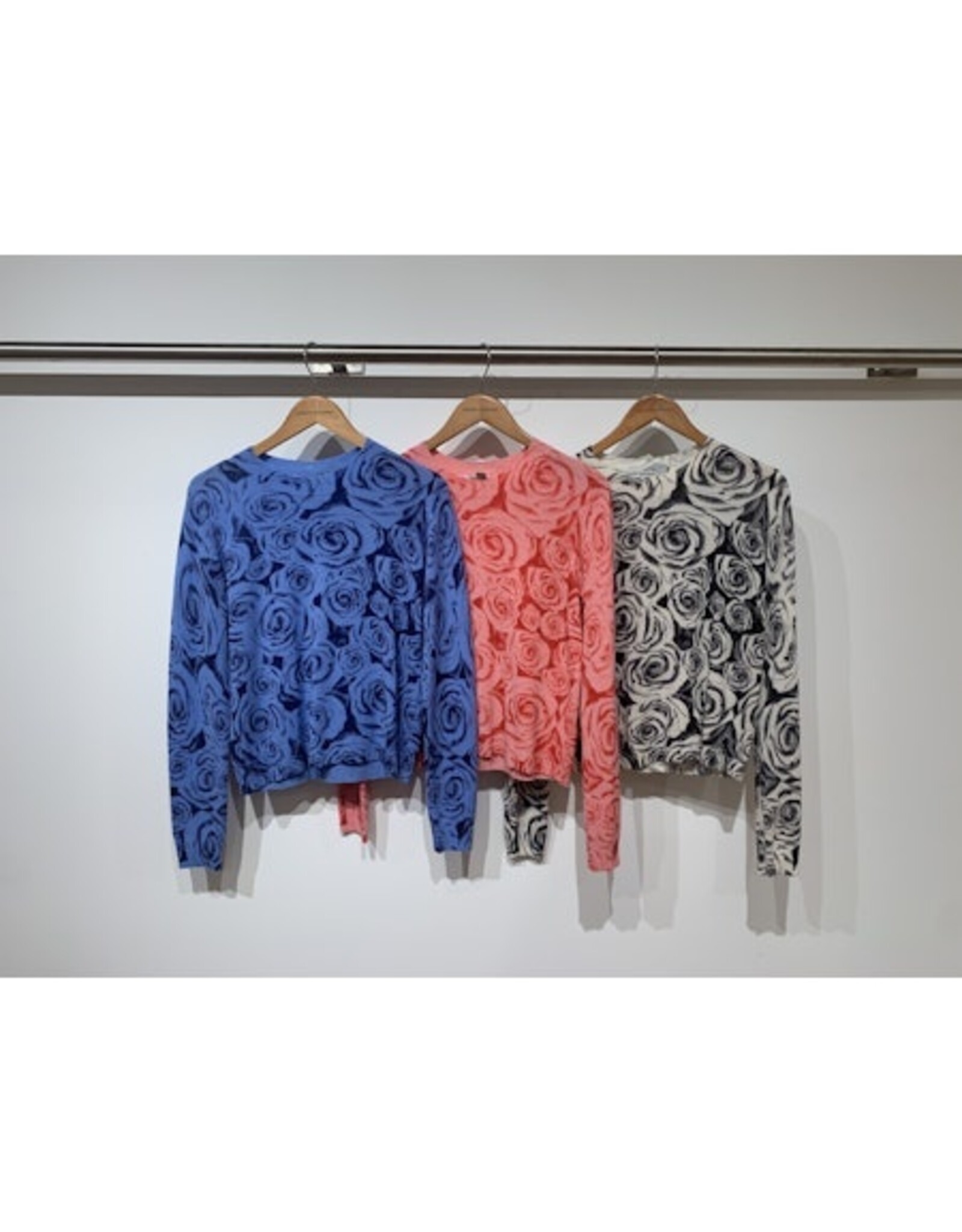 Autumn Cashmere Rose Print Crew