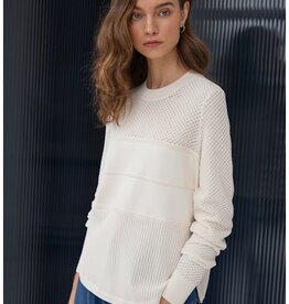 Autumn Cashmere Shirttail crew