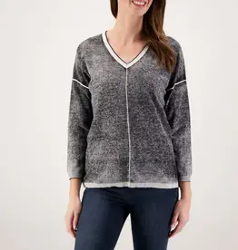 Elliott Lauren 3/4 V Neck Top