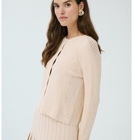 Autumn Cashmere Mixed Stitch Cardi