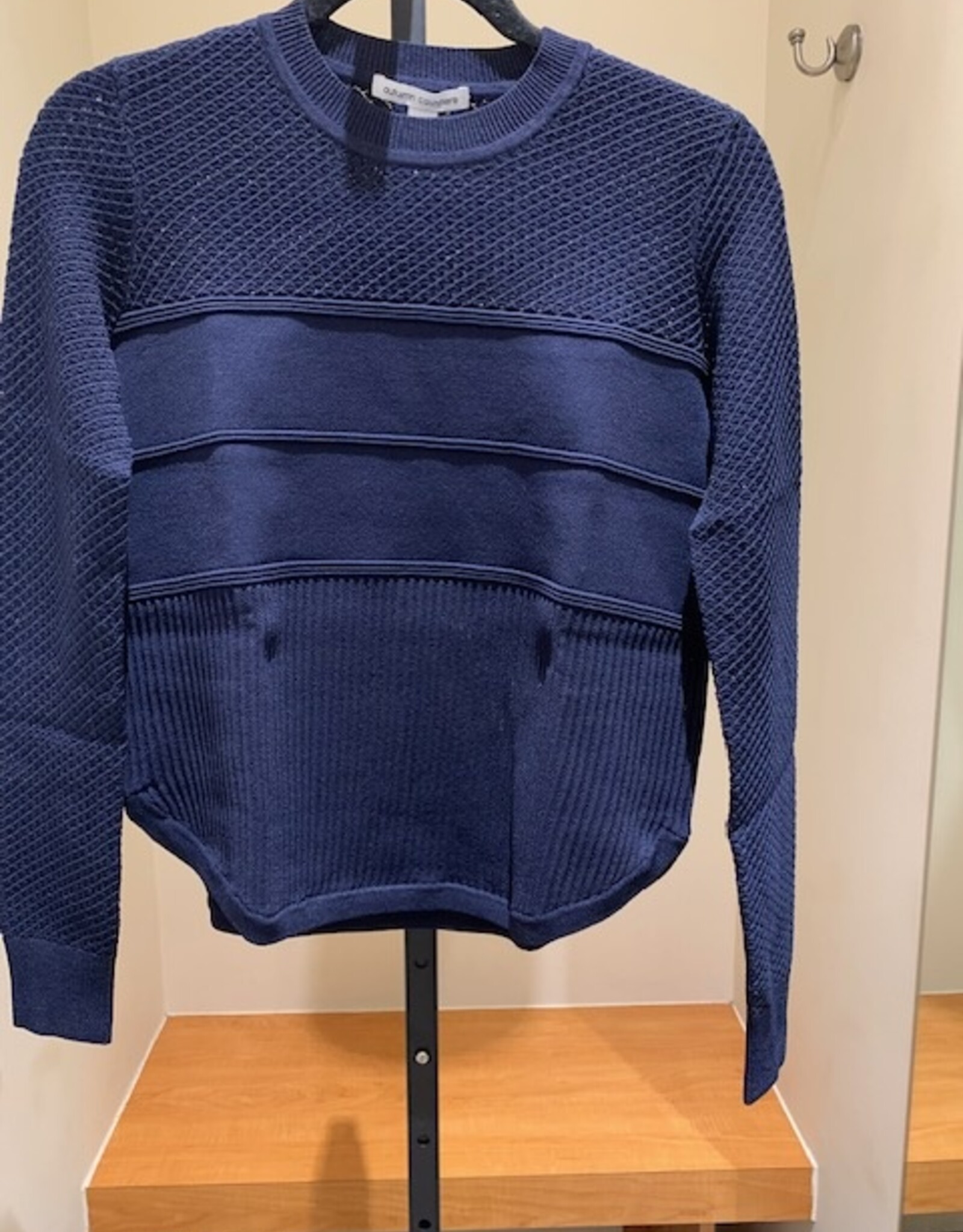 Autumn Cashmere Shirttail crew