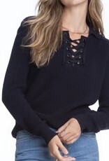 Elliott Lauren Lace Up L/S Top