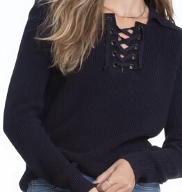 Elliott Lauren Lace Up L/S Top