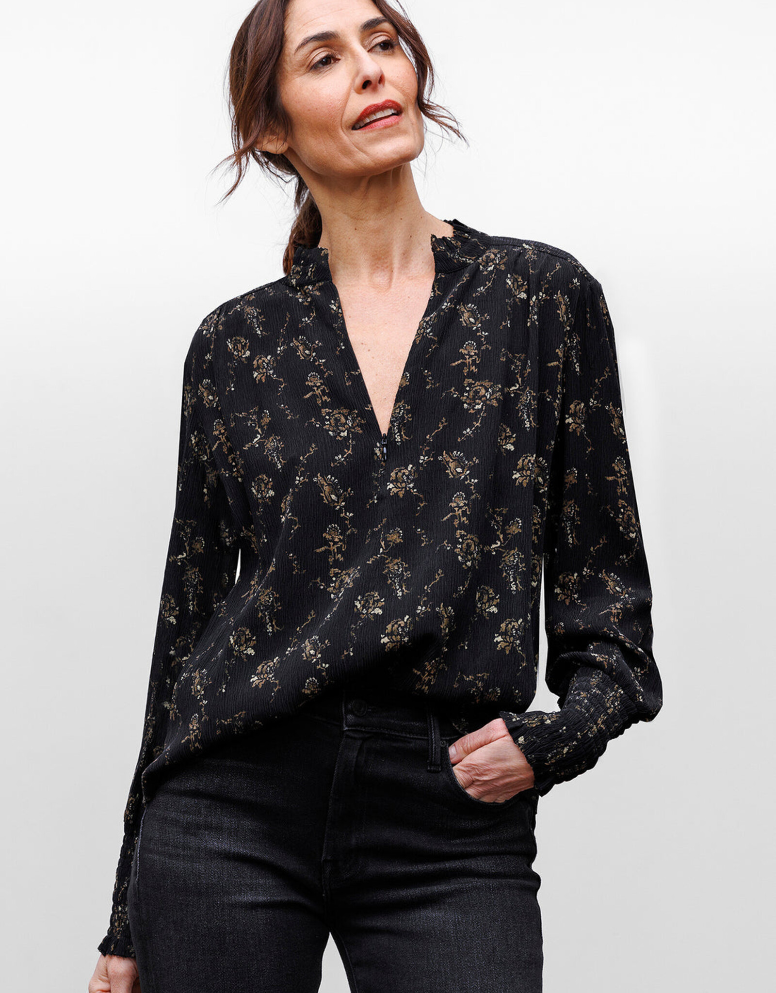 GO by GO SILK Go Soft Spoken Blouse