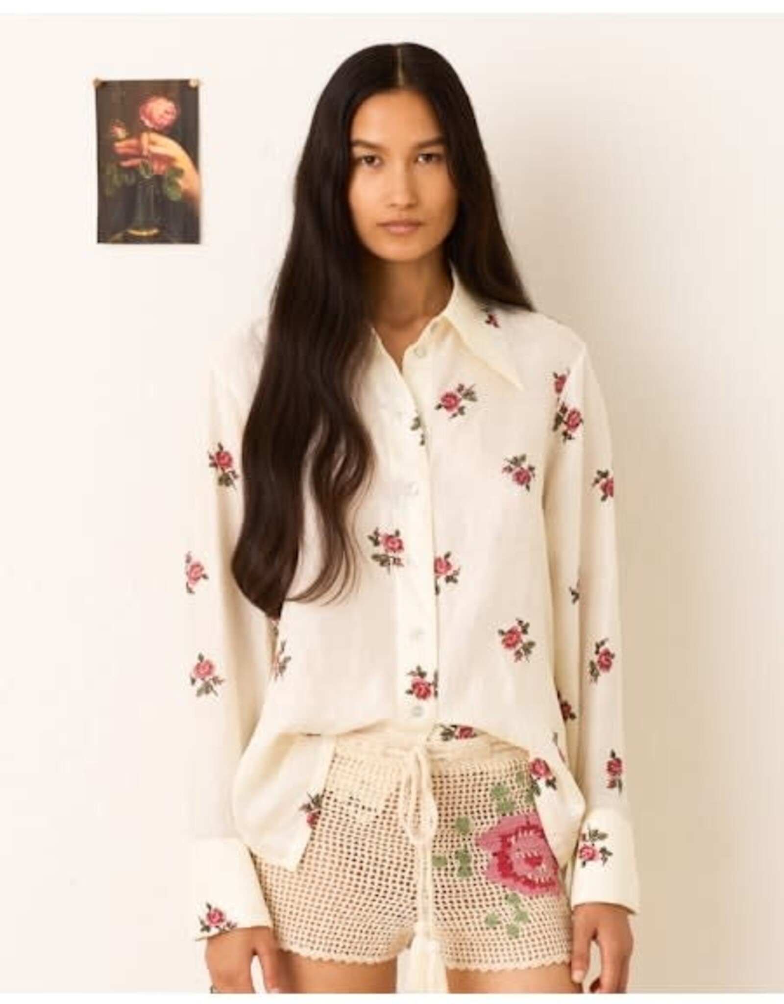 Alix of Bohemia Dana Little Rosebud Shirt