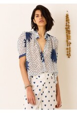 Alix of Bohemia Winn Indigo Dahlia Shirt
