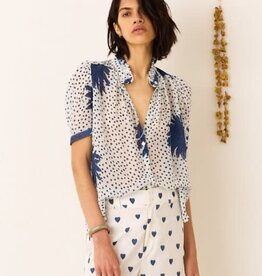 Alix of Bohemia Winn Indigo Dahlia Shirt