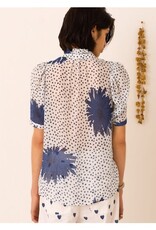 Alix of Bohemia Winn Indigo Dahlia Shirt