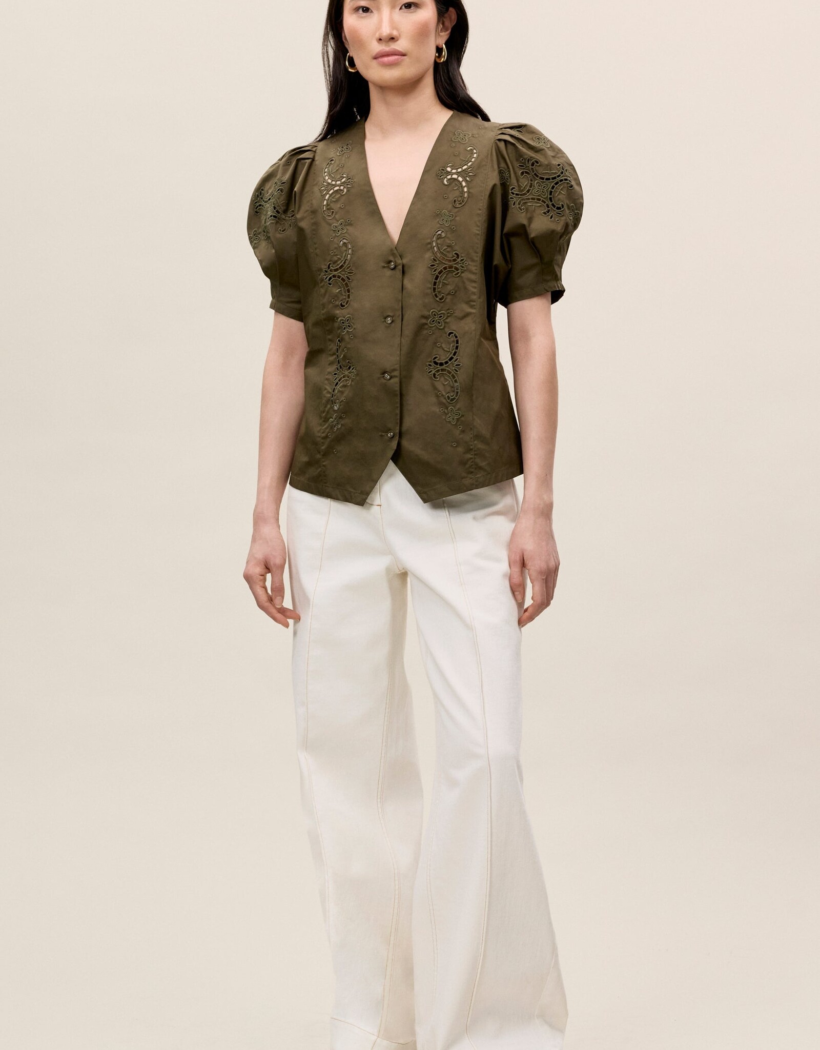 REBECCA TAYLOR Raquel S/S Top