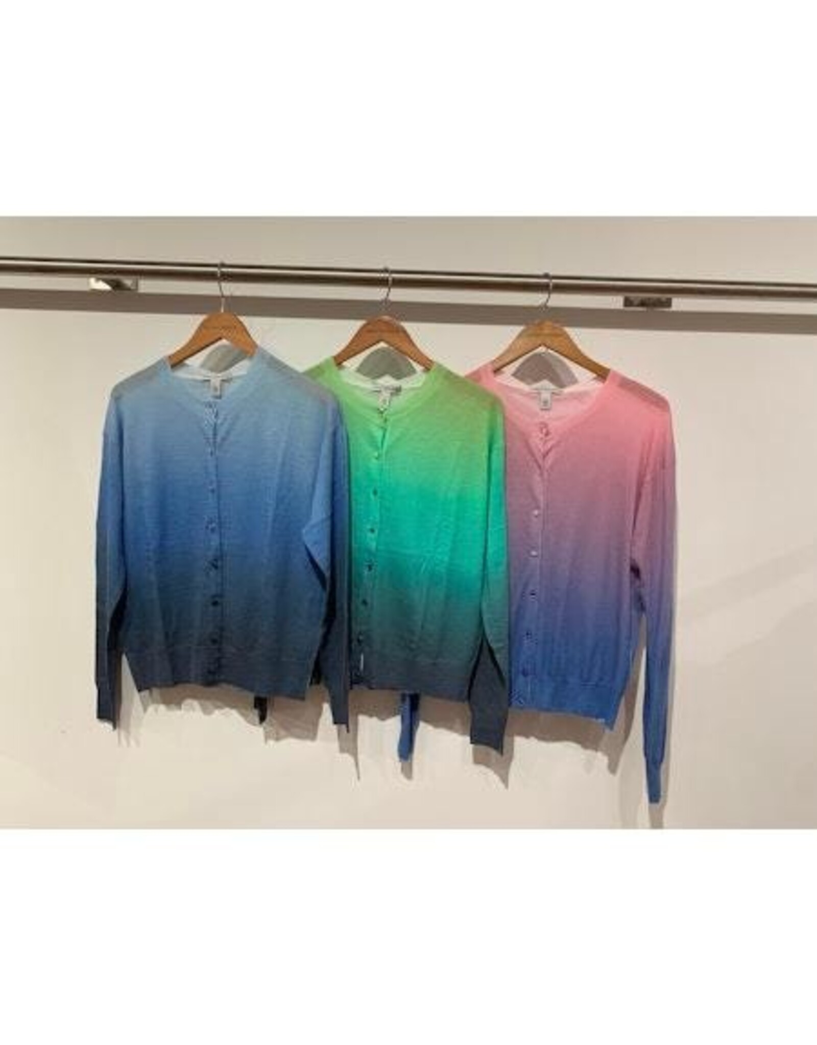 Autumn Cashmere Ombre Print Cardigan