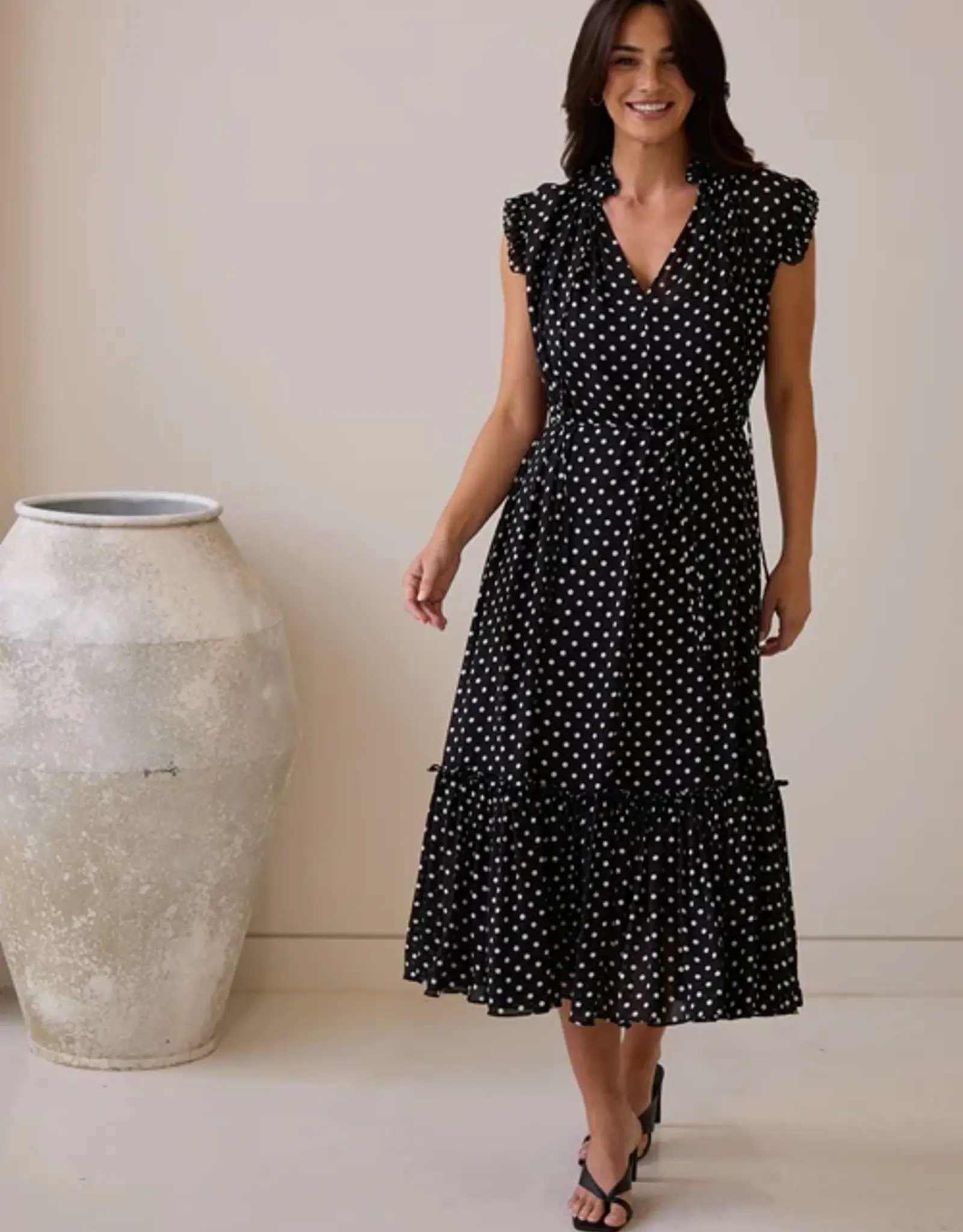 Brave and True Polka Dot Dress