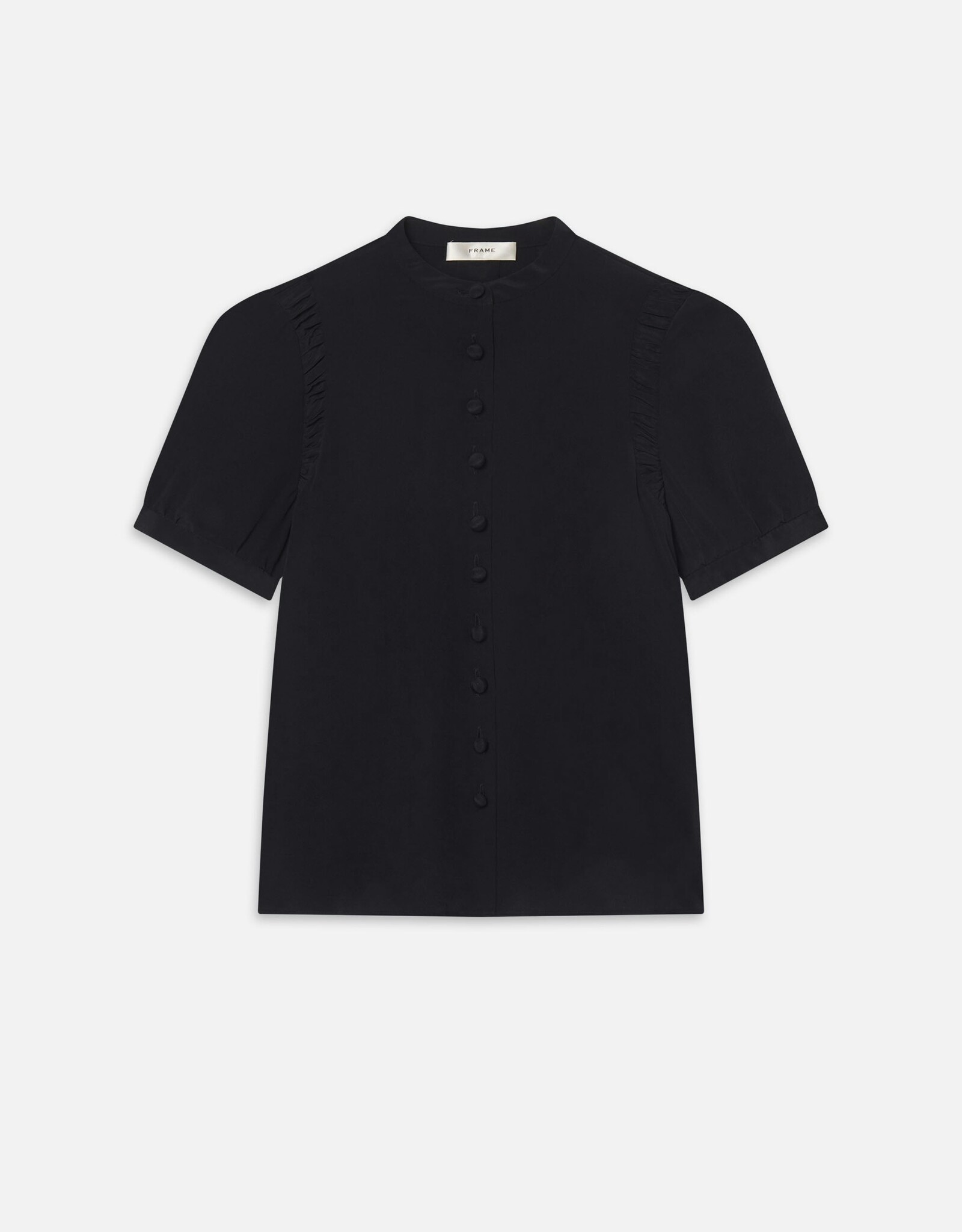 FRAME The Silk Gathered Top