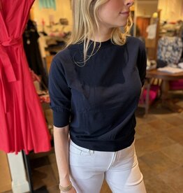 Autumn Cashmere Elbow Sleeve Crew