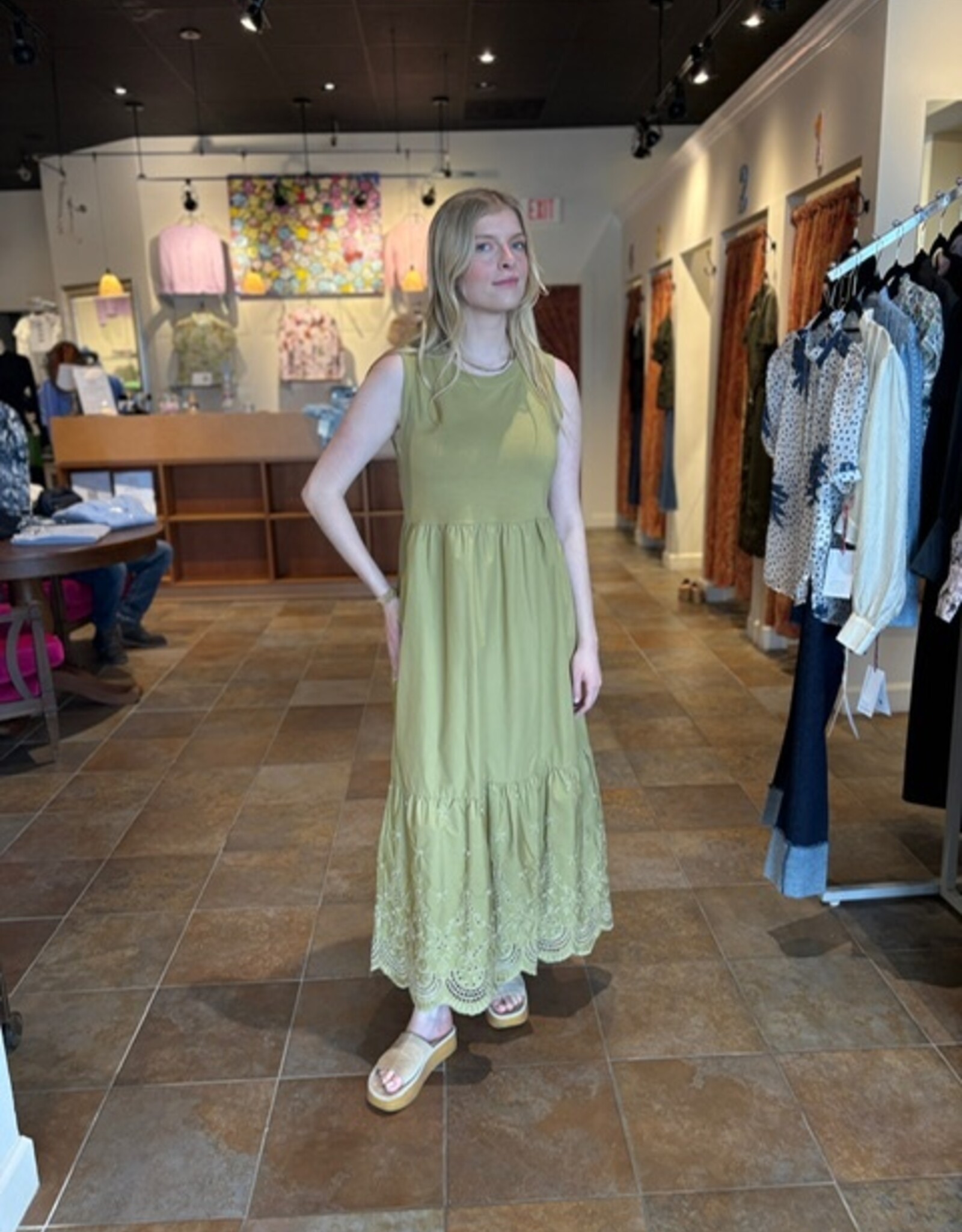 Elliott Lauren Eyelet Dress