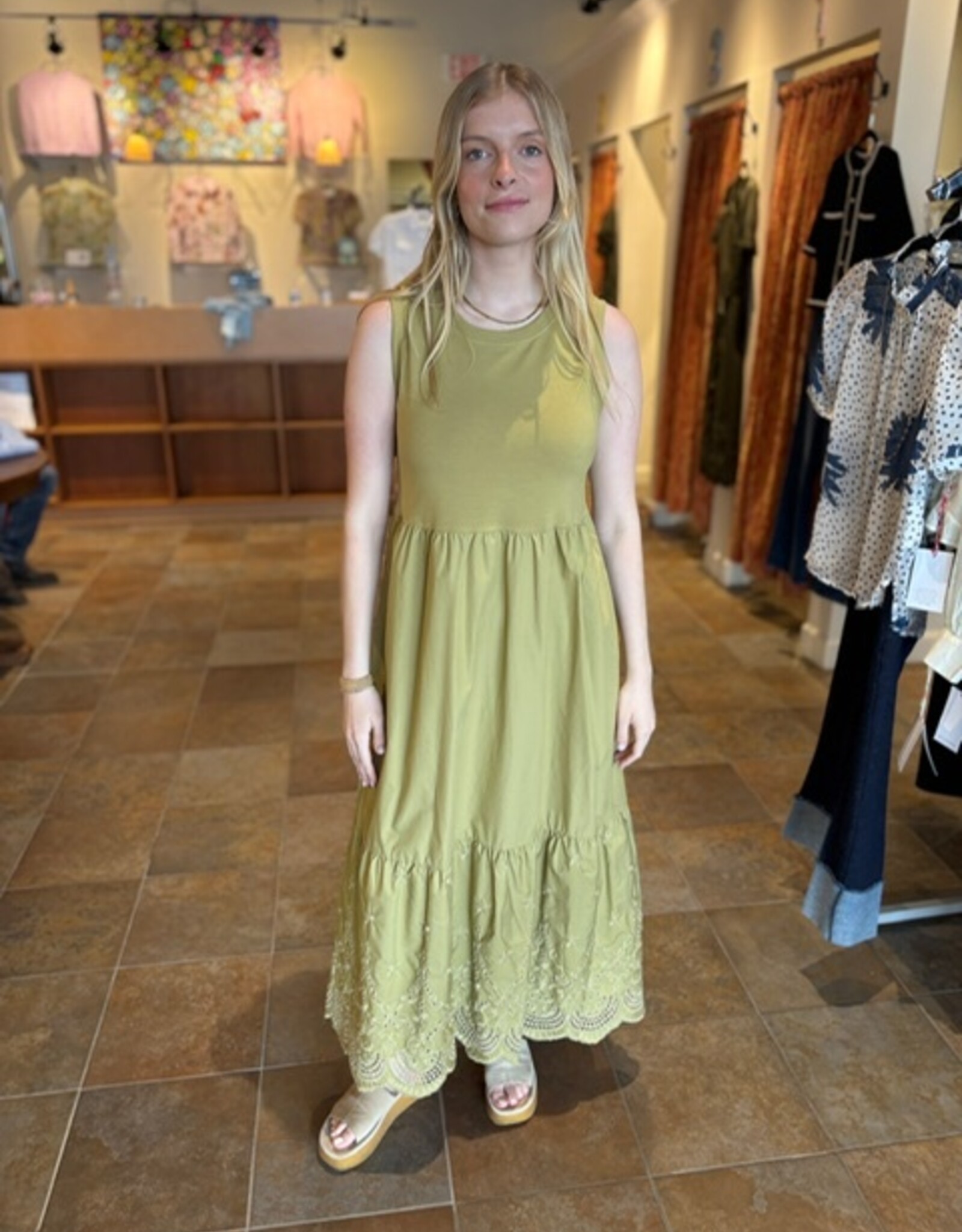 Elliott Lauren Eyelet Dress