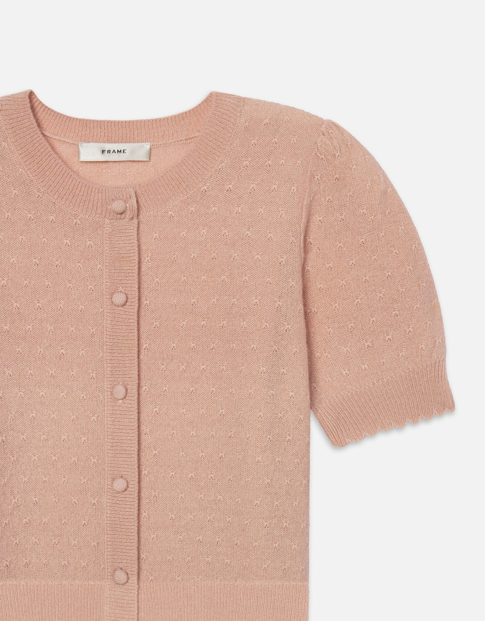 FRAME The Cashmere Pointelle Cardi