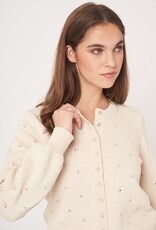 REPEAT CASHMERE Cardigan w/Pearl Buttons